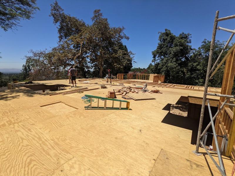 Second floor deck
