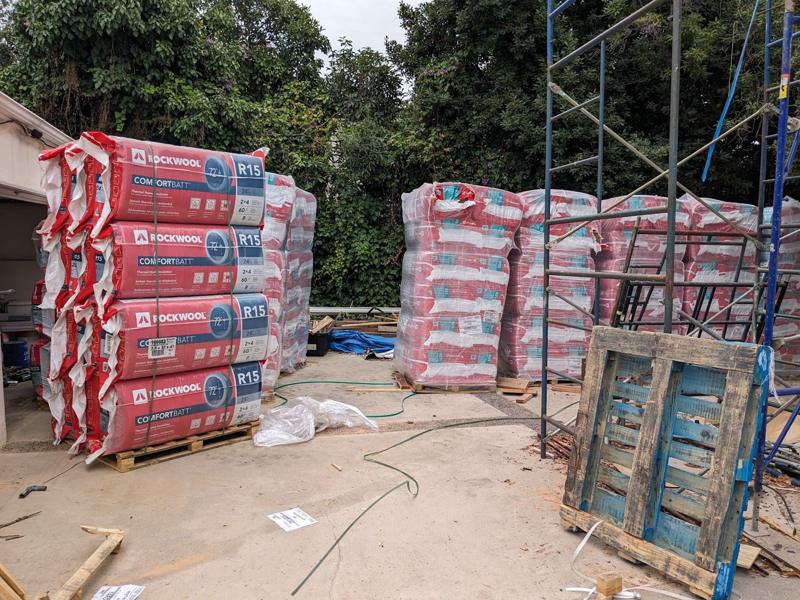 Insulation delivered