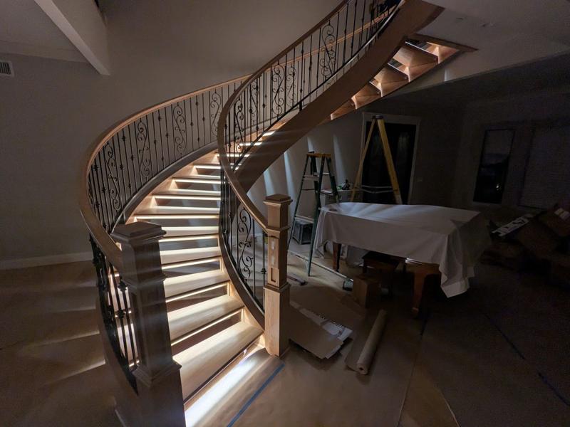 The staircase