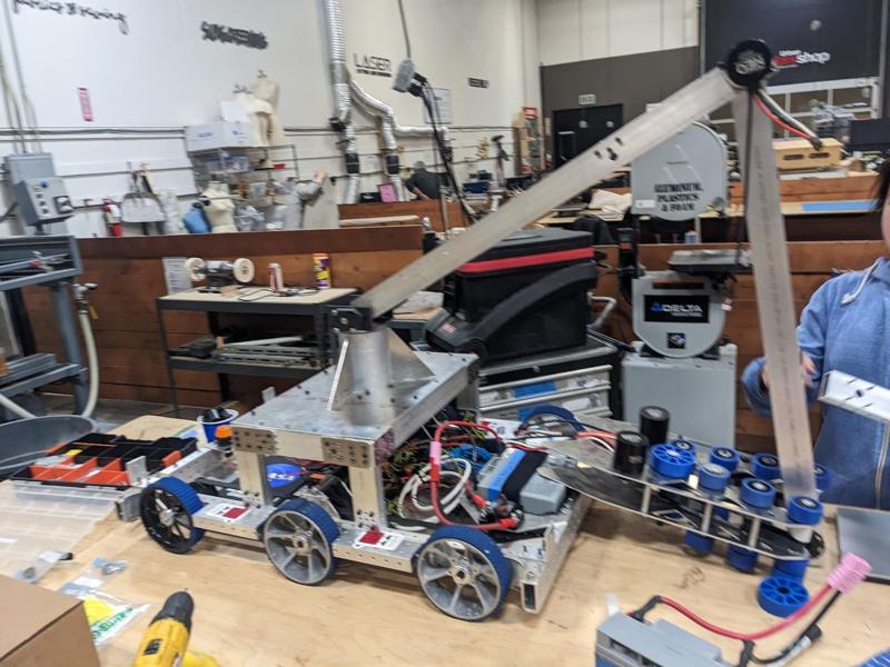 Robot during build